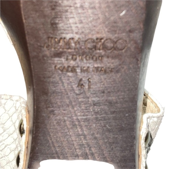 Jimmy Choo Animal Print Woman Shoes Size 10.5/EU41 - Picture 8 of 8